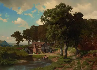 A Rustic Mill Albert Bierstadt